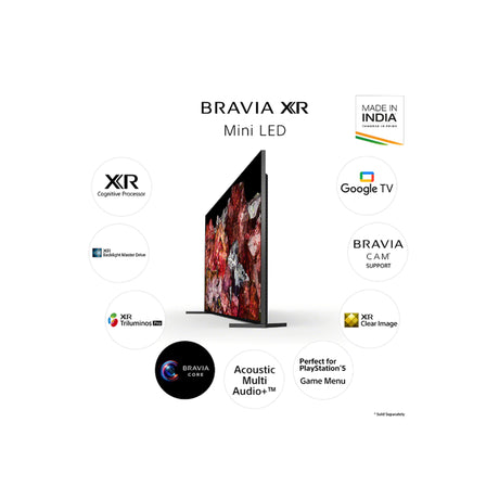 Sony XR-85X95L Bravia - XR Series 85 Inches (215 Cm) 4K Ultra HD Smart Mini LED Google TV (Black)