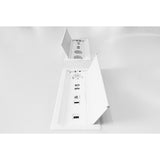 Tono Thin - Flip Top Cable Cubby (With 2 Universal Power, 2 USB Charging, 2 HDMI Ports)