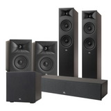 JBL Stage 260F Series 5.1 Channel- 5.1 Speaker Bundle Package (Includes Stage 260F, 245C, 240B, 220P)