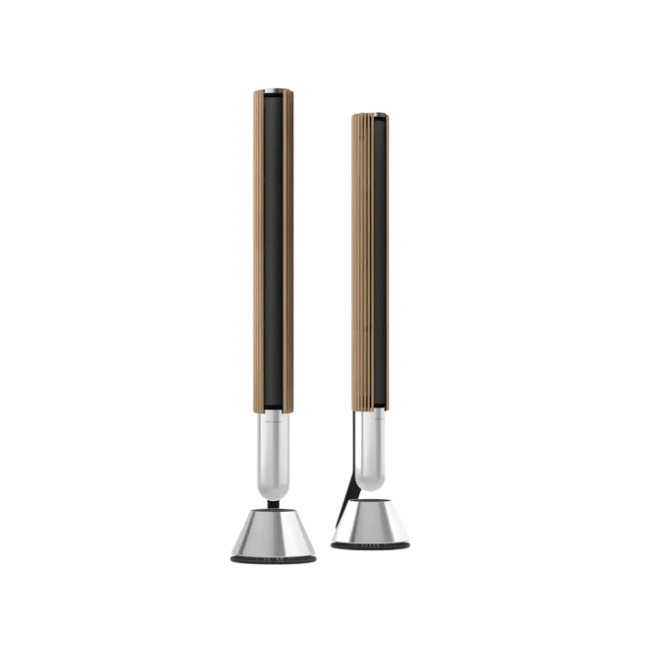 Bang & Olufsen Beolab 28 - Wireless Streaming Stereo Speaker (Pair) (Black Anthracite + Light Oak)