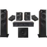 JBL Stage 280F Series 5.1 Channel- 5.1 Speaker Bundle Package (Includes Stage 280F, 245C, 250B, 200P)