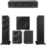 JBL Stage 280F Series 5.1 Channel- 5.1 Speaker Bundle Package (Includes Stage 280F, 245C, 250B, 220P)