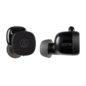 Audio Technica ATH-SQ1TW True Wireless In-Ear Headphones (Black)