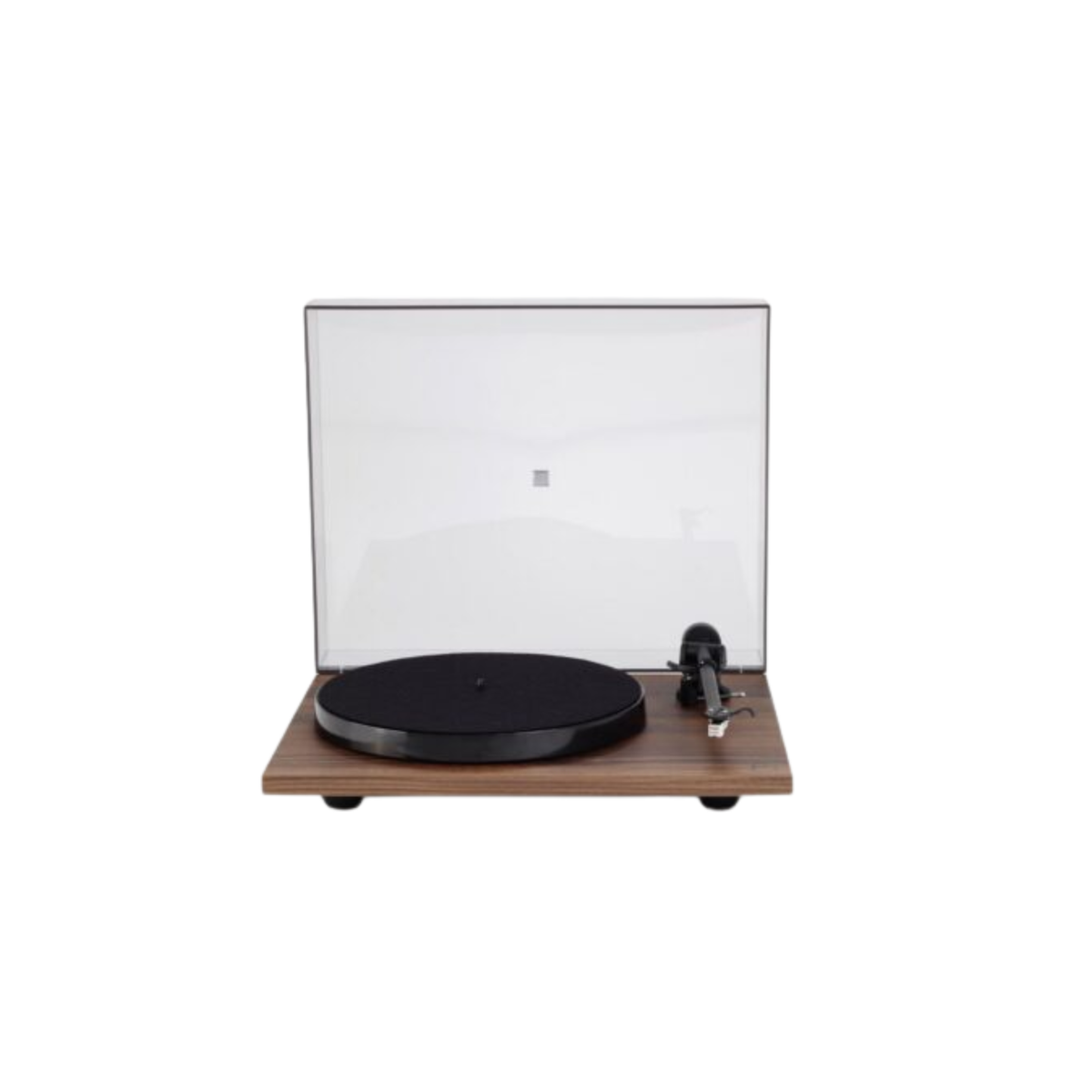 Rega Planar 1 Plus Eco Deck - Belt Drive Turntable with Built-In Phono Stage (Walnut)