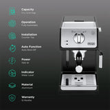 Delonghi ECP 33.21- Pump Coffee Machine 1100 Watts (Black)