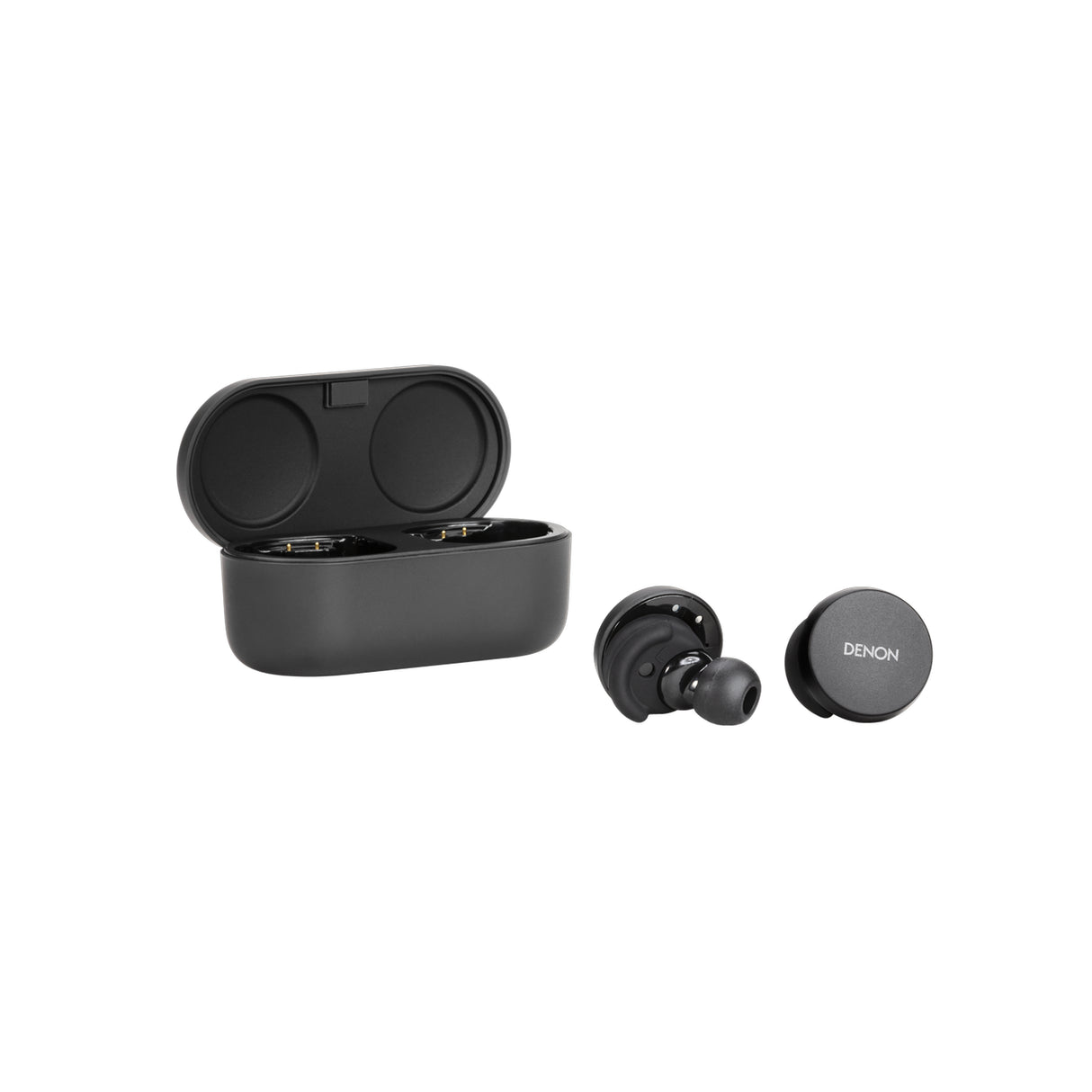 Denon PerL True-Wireless Earbuds with personalized sound (Black)