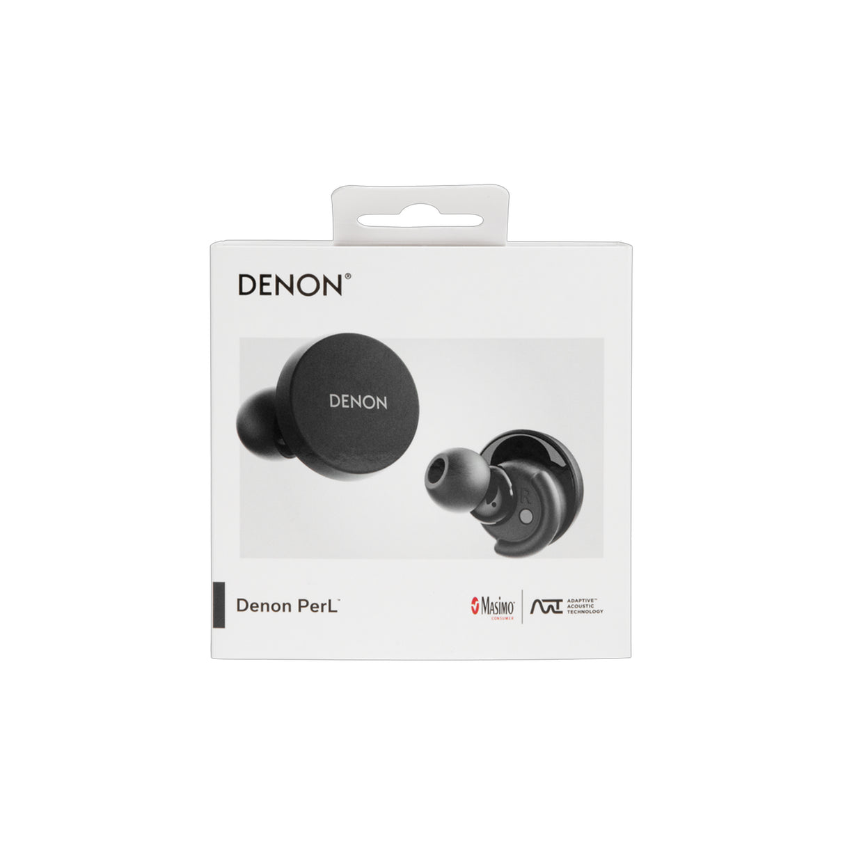 Denon PerL True-Wireless Earbuds with personalized sound (Black)