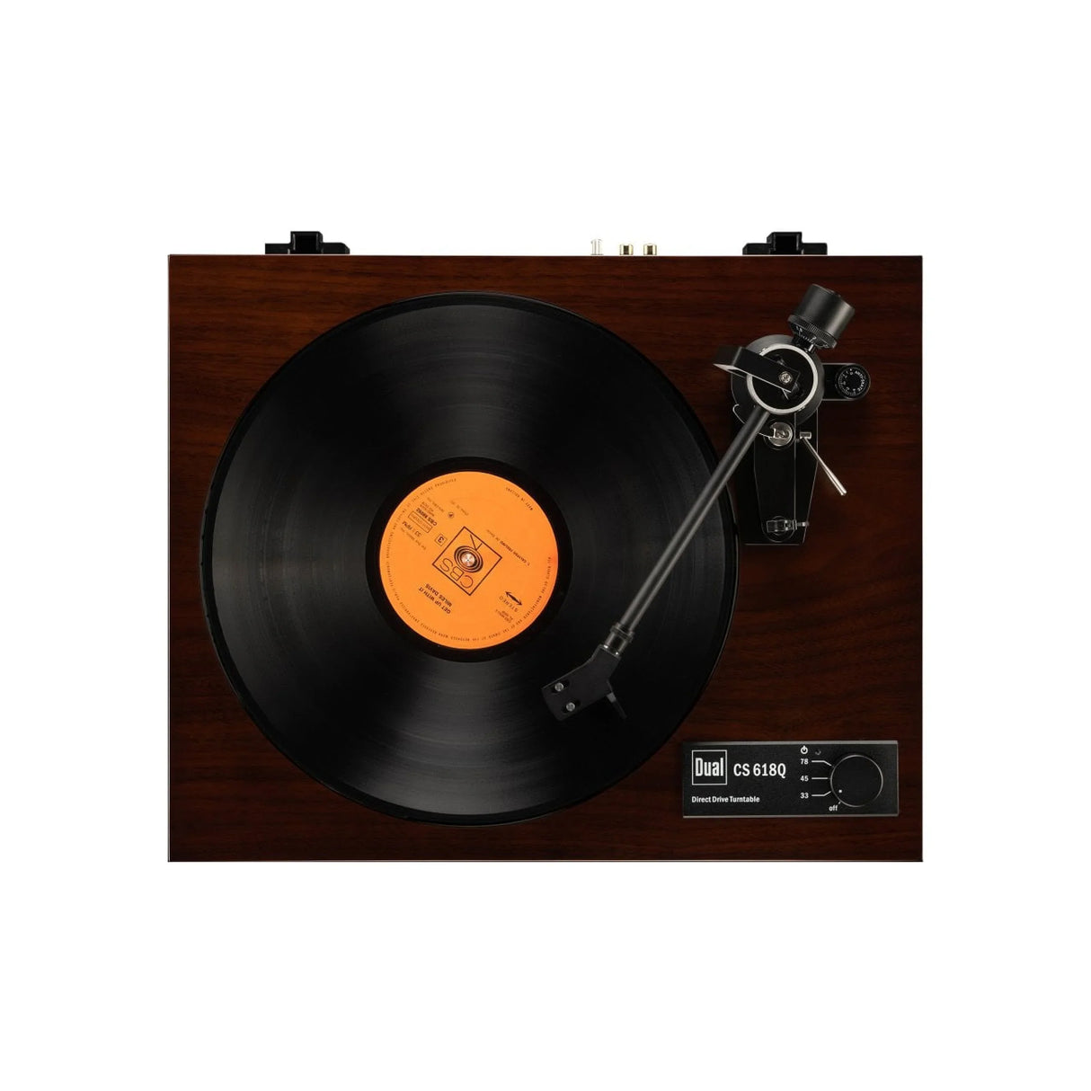 Dual CS 618Q Automatic Direct-Drive turntable with built-in phono preamp (Walnut)