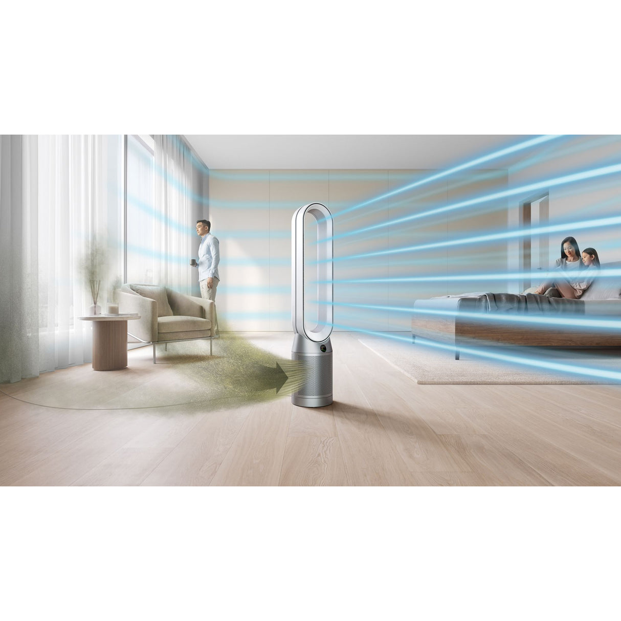 Dyson TP07 - Purifier Cool  Air Purifier (Black/Nickel)