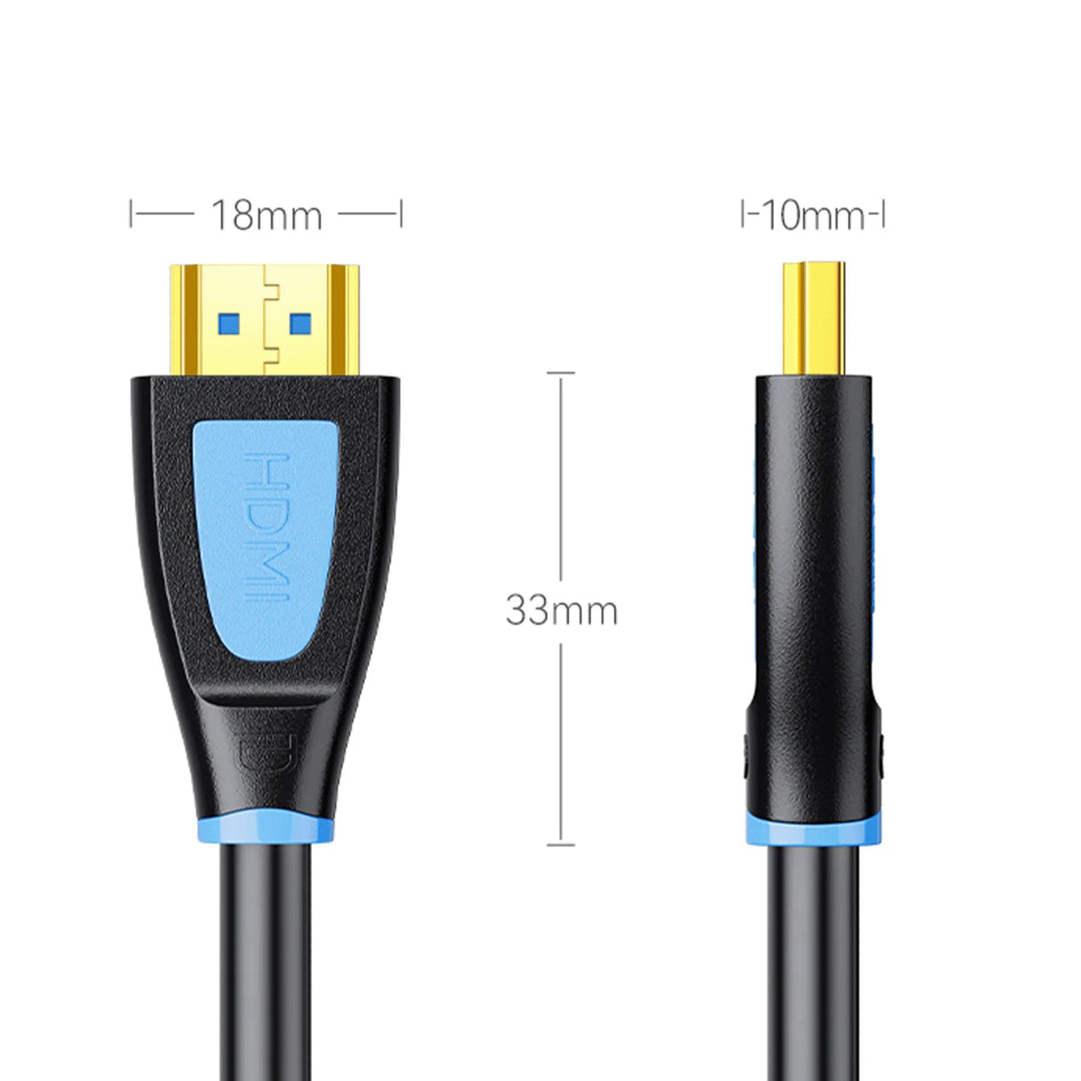 Fruger Graphite Series FC-G0015- 4K Hdmi Cable (1.5 Meters)