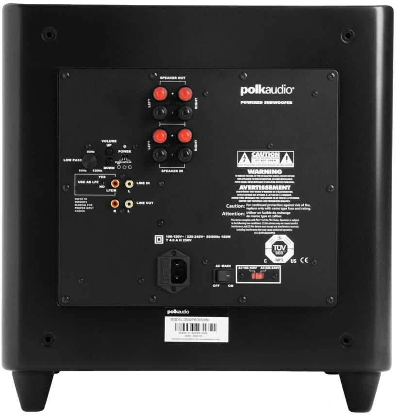 Polk Audio DSW PRO 550 - Powered Subwoofer (Demo Unit/Without Box Unit)