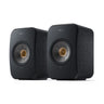 KEF LSX II - Powered/Active Bookshelf Speaker (Pair) (Carbon Black)