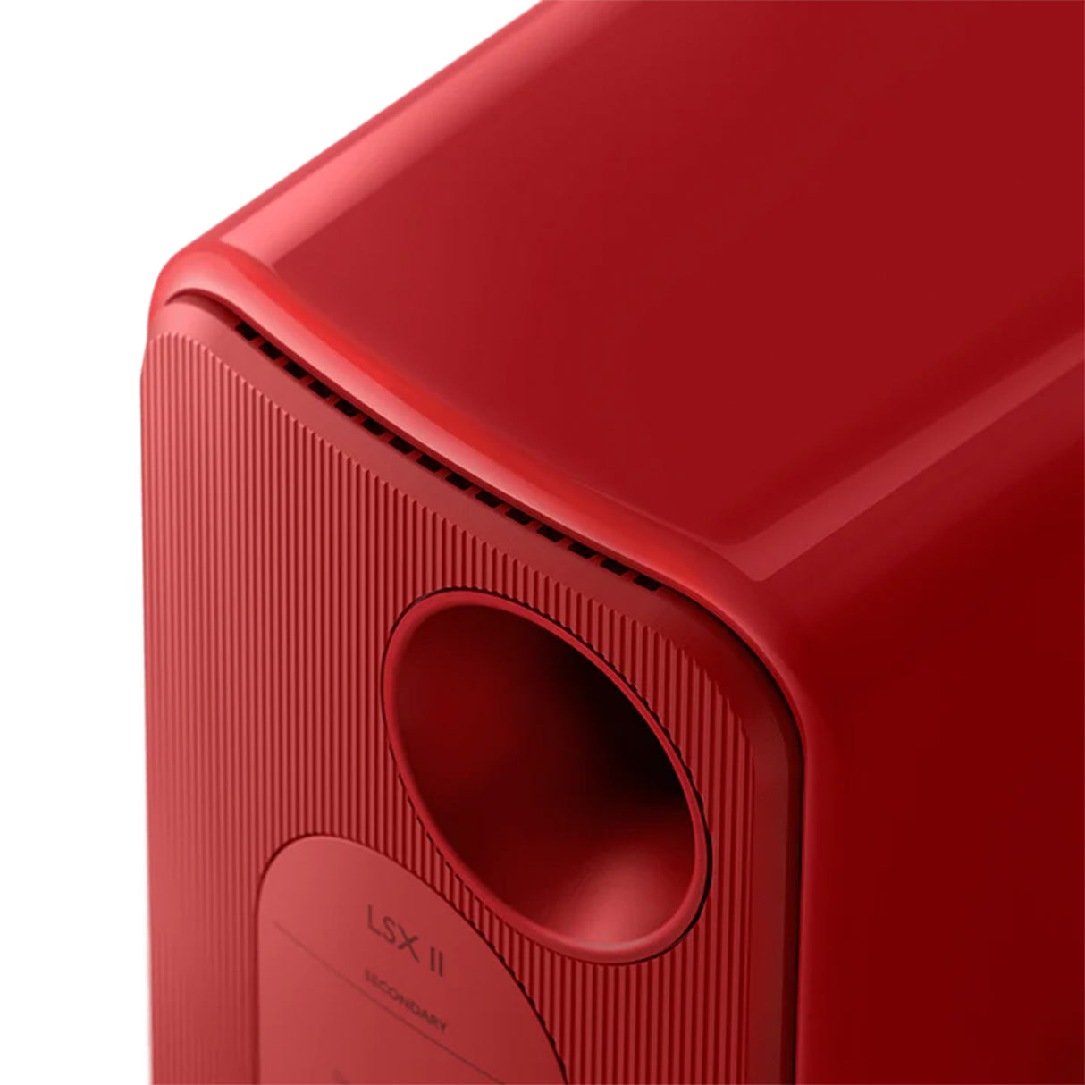 KEF LSX II - Powered/Active Bookshelf Speaker (Pair) (Lava Red)