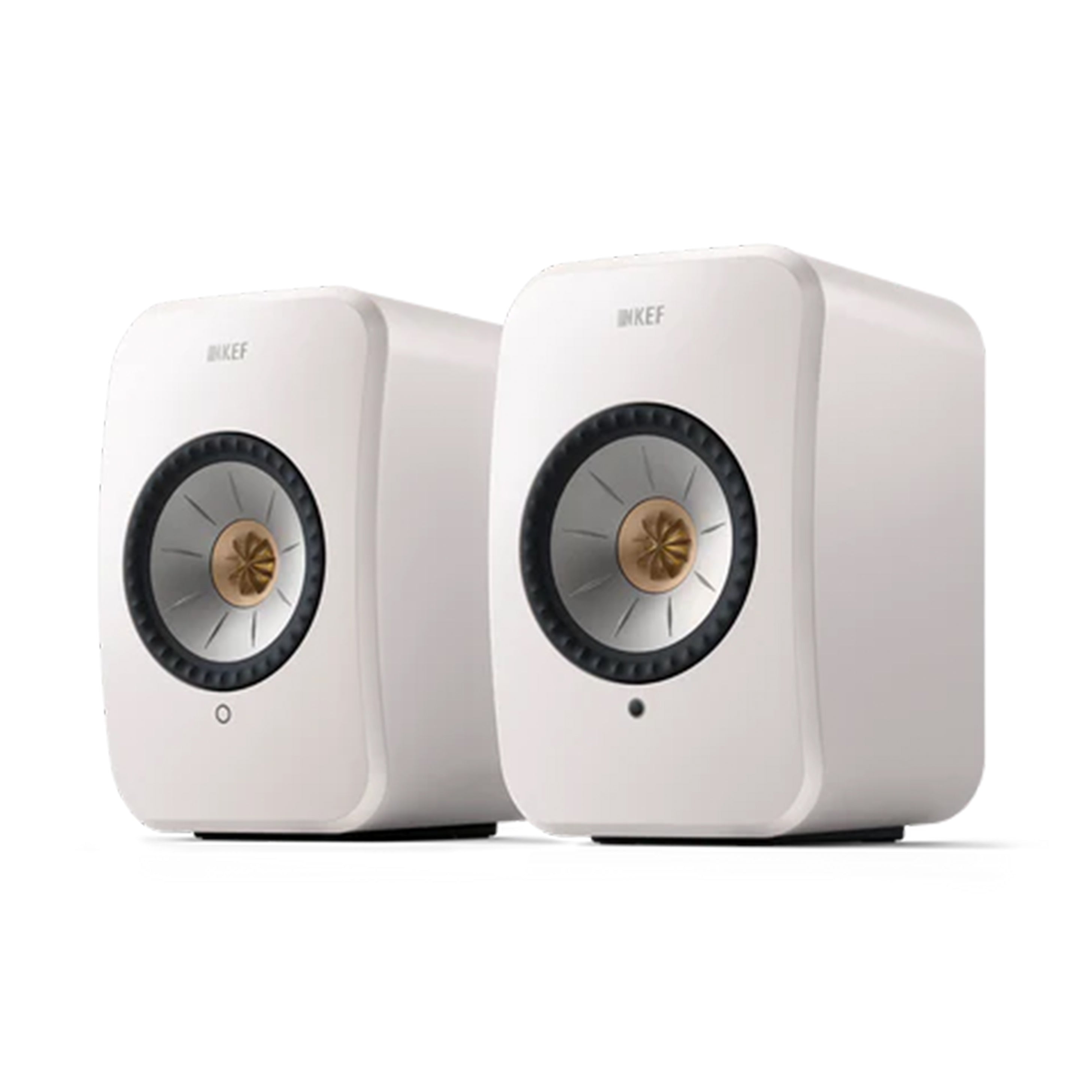 スピーカー・ウーファー KEF LSX WHITE KEF LSX II - Powered/Active Bookshelf Speaker (Pair) (Mineral
