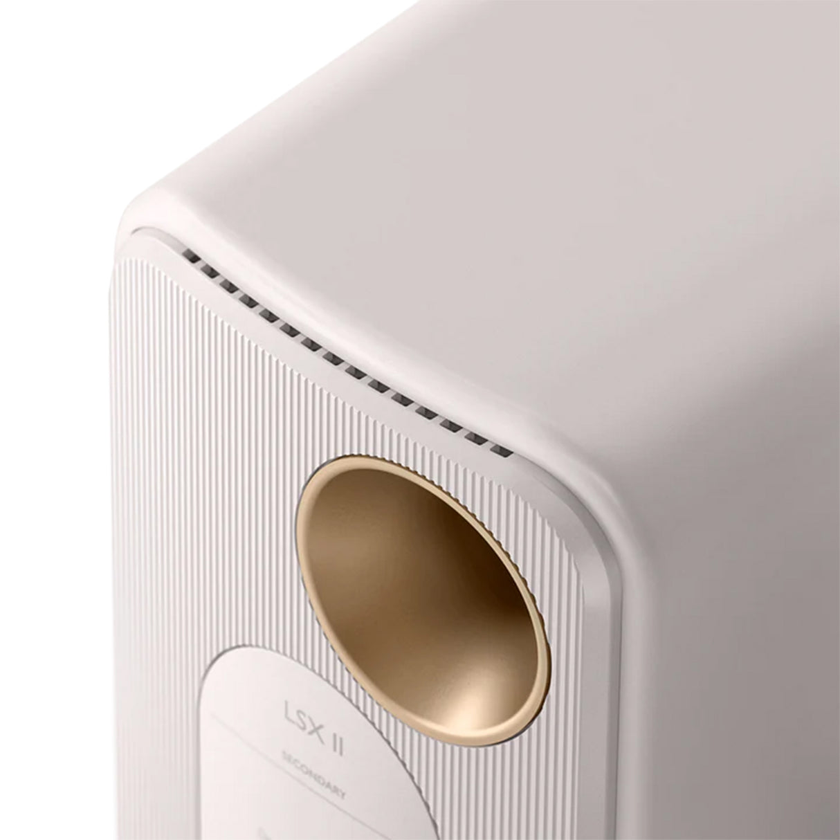 KEF LSX II - Powered/Active Bookshelf Speaker (Pair) (Mineral White)