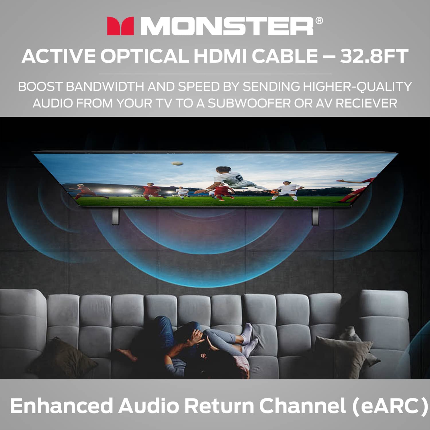 Monster M-Series 3000 (VMM20010) Ultra High Speed Active Optical HDMI ...