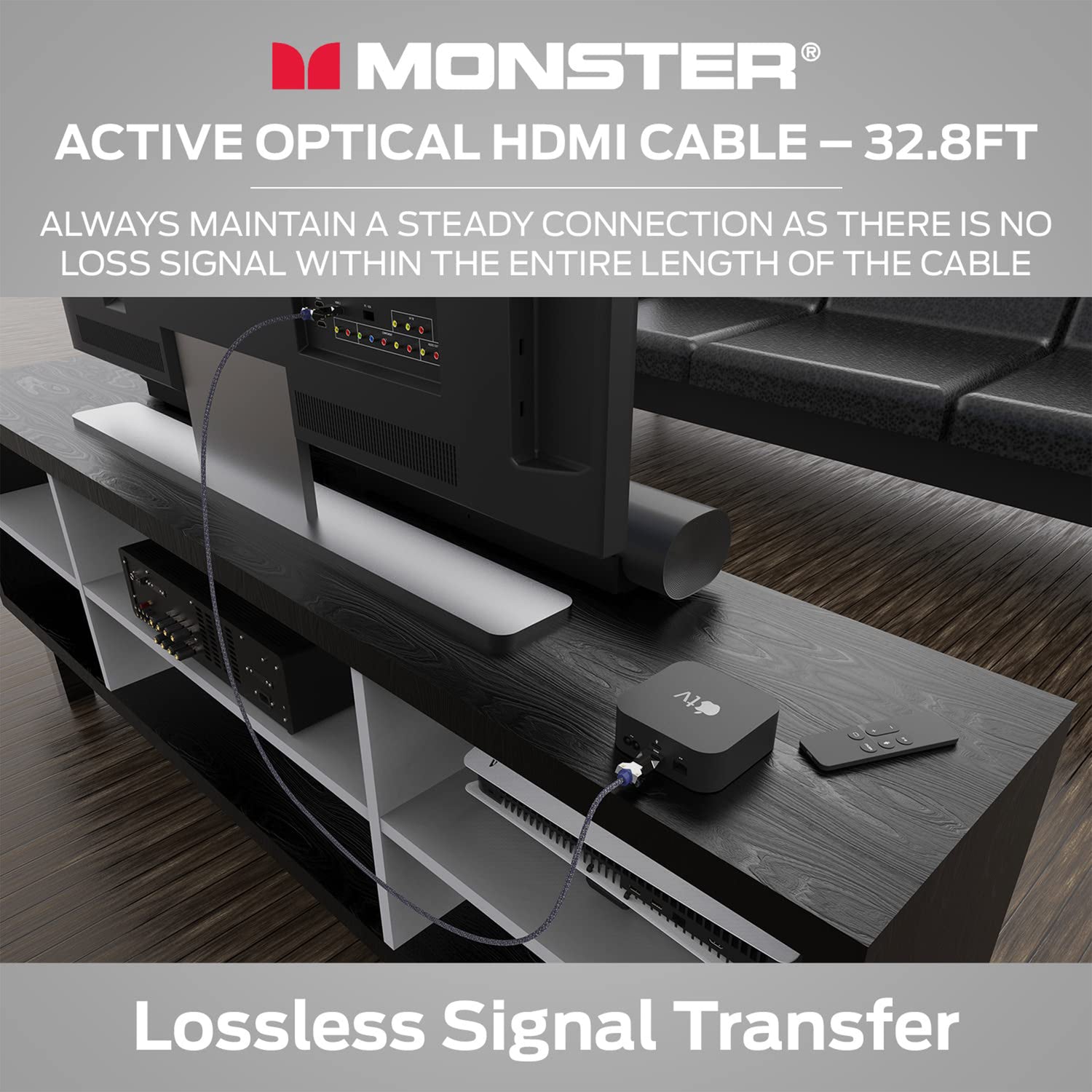 Monster M-Series 3000 (VMM20010) Ultra High Speed Active Optical HDMI ...
