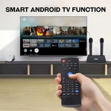 PERSANG Symphony Cordless Karaoke Systems - 4200+ Android TV Smart Karoake in 6 Different Languages with Real-Time Scoring | Recording Function