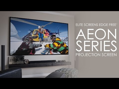 Elite AR110H-A8K - 110 Inches Aeon Acoustic CineWhite ® A8K Fixed Frame Projection Screen Series (16:9)