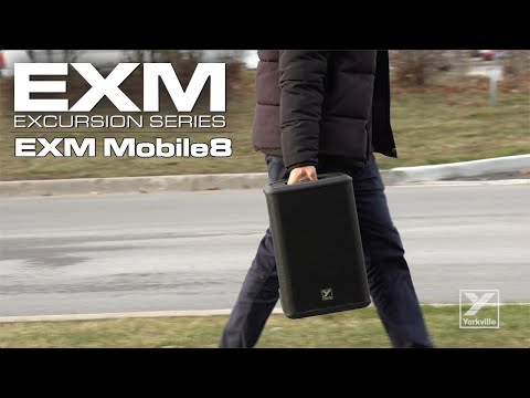 Yorkville EXM-Mobile-8 Portable PA System with Battery