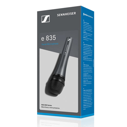 Sennheiser E835-S - Dynamic Cardioid Live Handheld vocal Microphone
