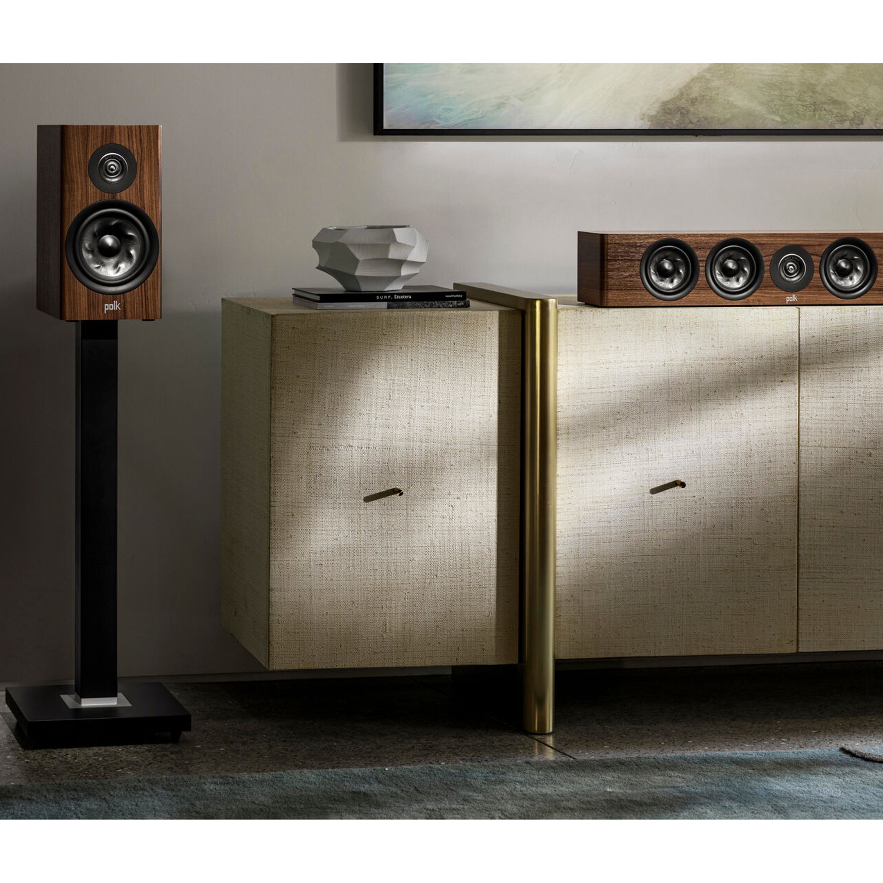 Polk Audio Reserve R200 - Bookshelf Speakers (Pair) (Walnut) – AV