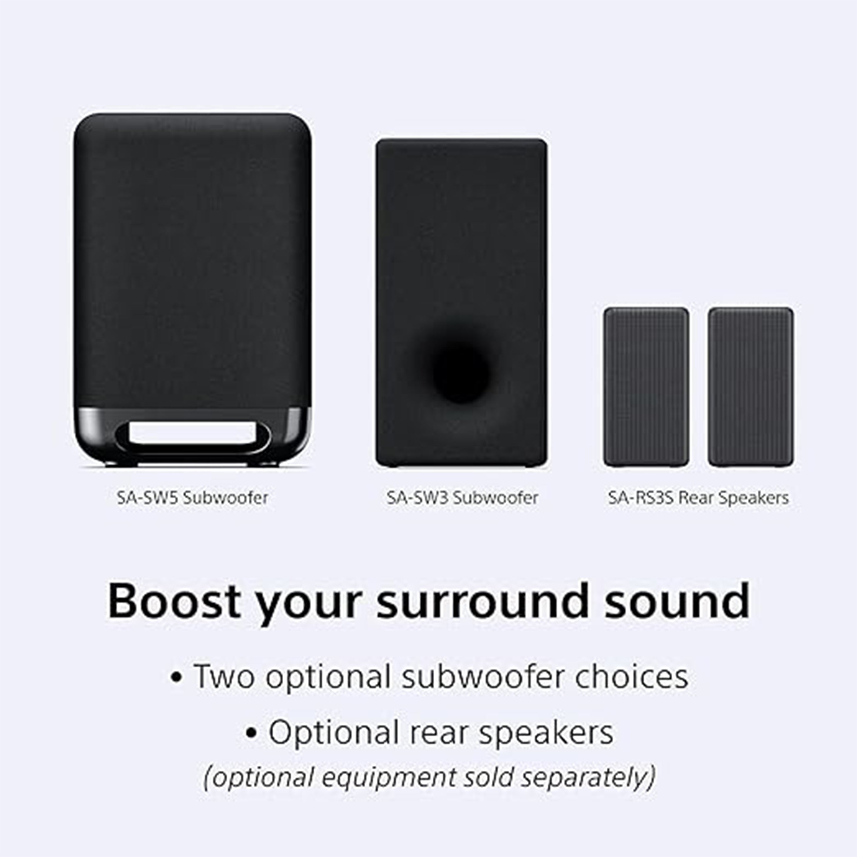 Sony HT-S2000 - 5.1 Channel Dolby Atmos Soundbar with Wireless SA