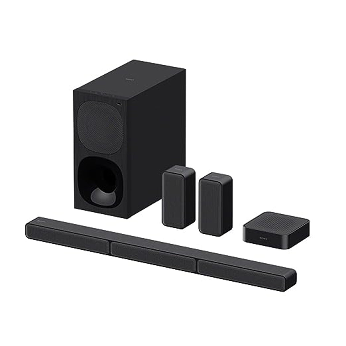 Sony HT-S40R Real - 5.1 channel Dolby Digital Soundbar with Subwoofer & Wireless Rear Speakers (Black)