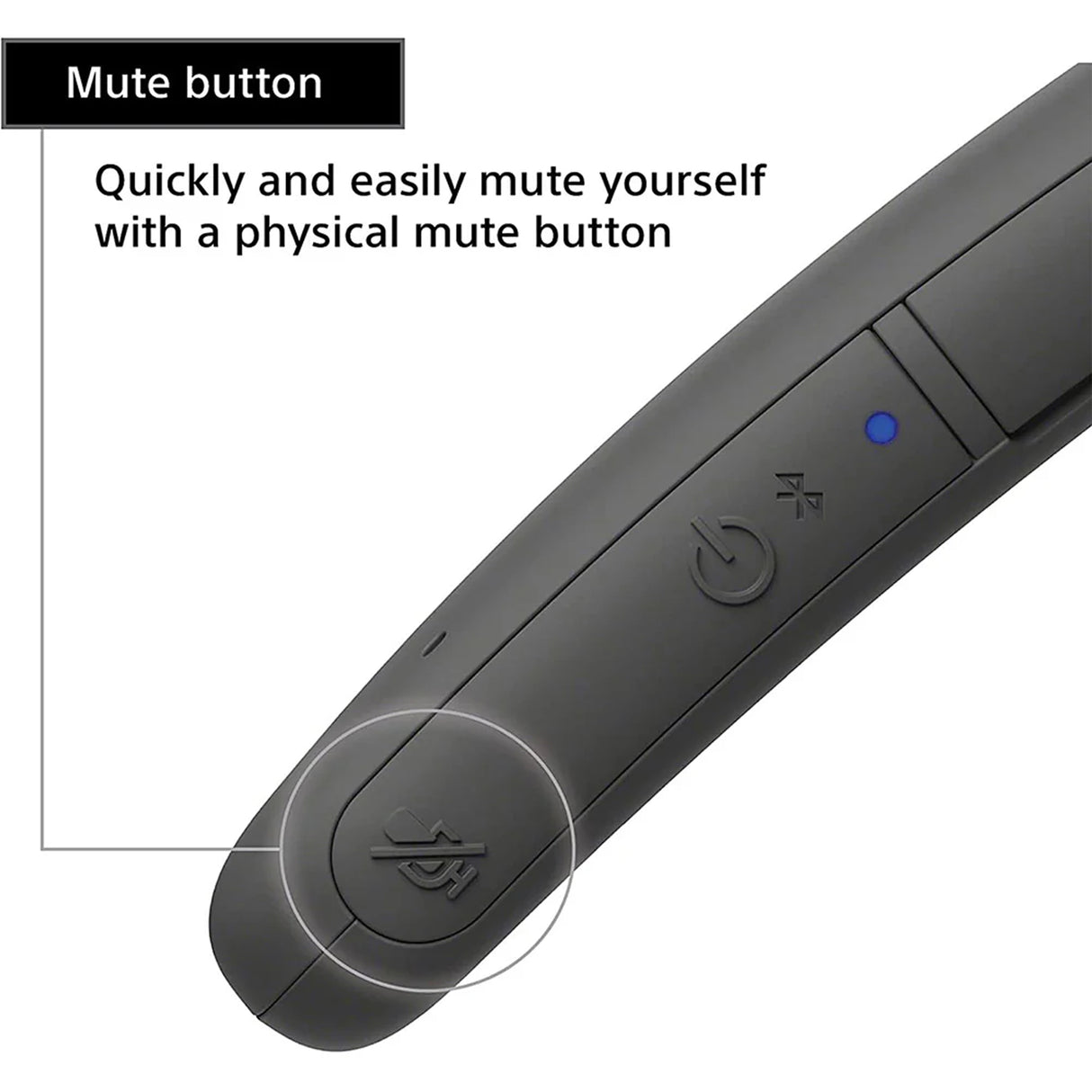 Sony SRS-NB10 - Bluetooth Enabled Wireless Neckband (20 Hrs Battery Life, Splash Proof)
