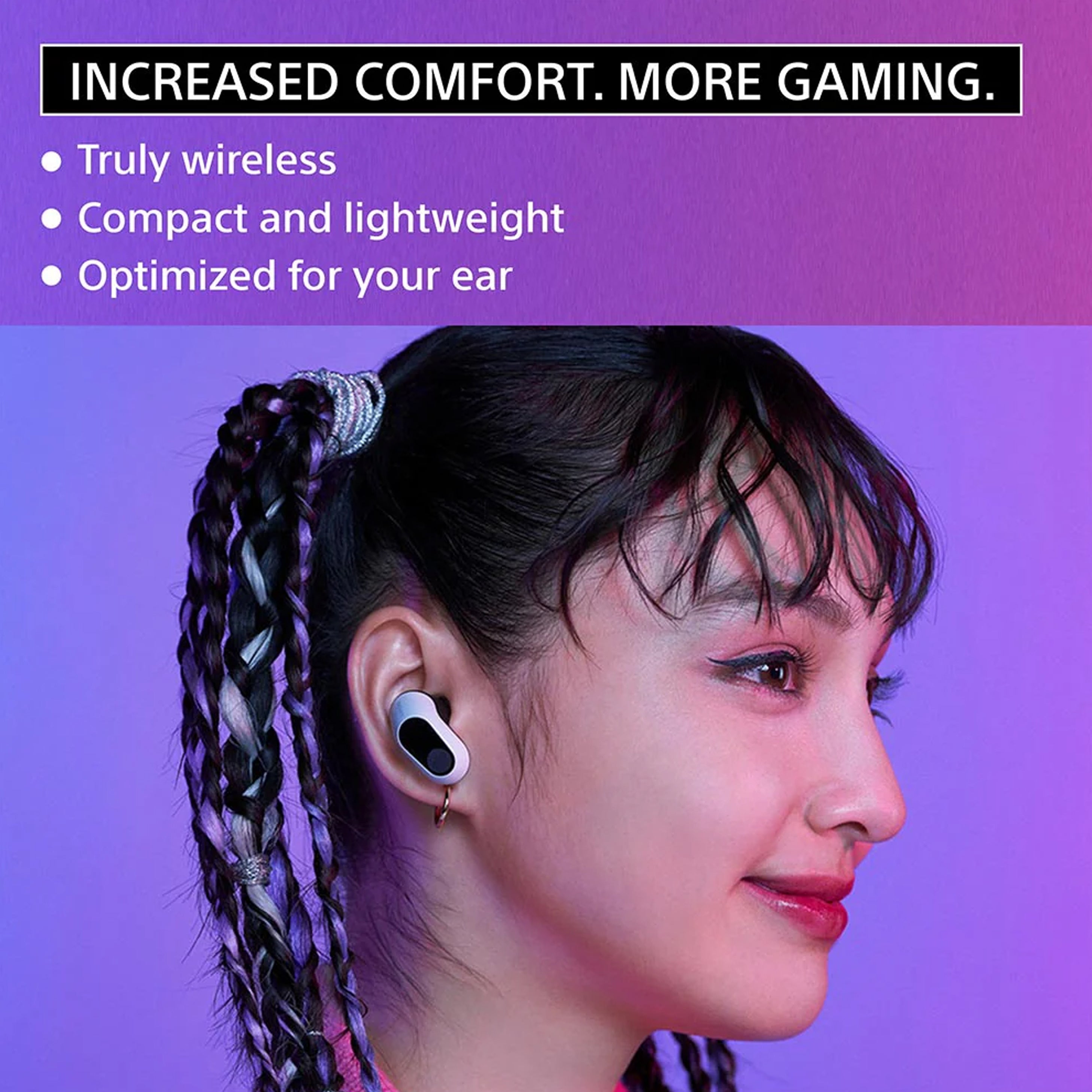 Sony WF-G700N - Lightest Truly Wireless Noise Cancellation Gaming