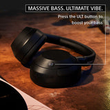 Sony WH-ULT900N ULT Wear Headphones - Wireless Noise Cancellation Headphones (Black)