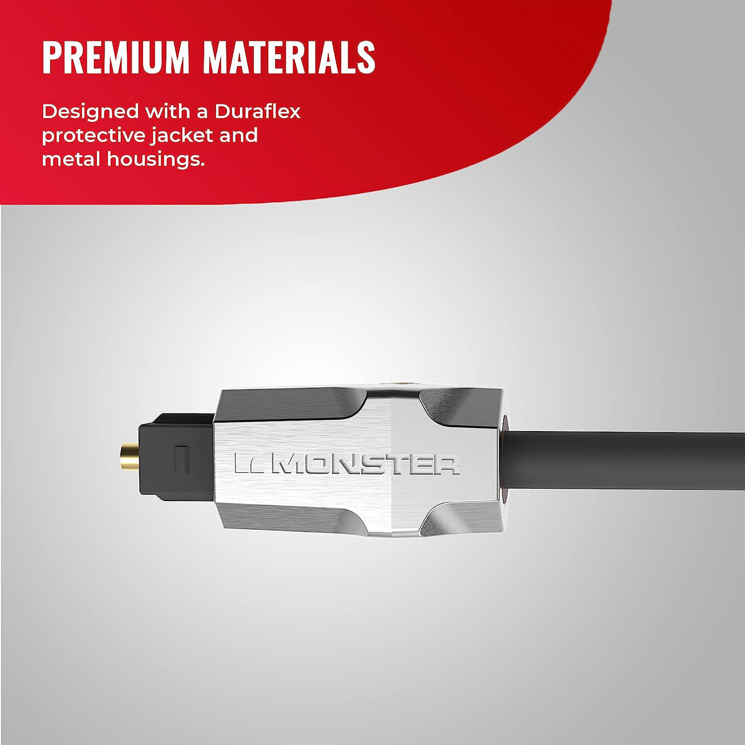 Monster M Series 1000 Fiber Optical Digital Audio Cable Toslink