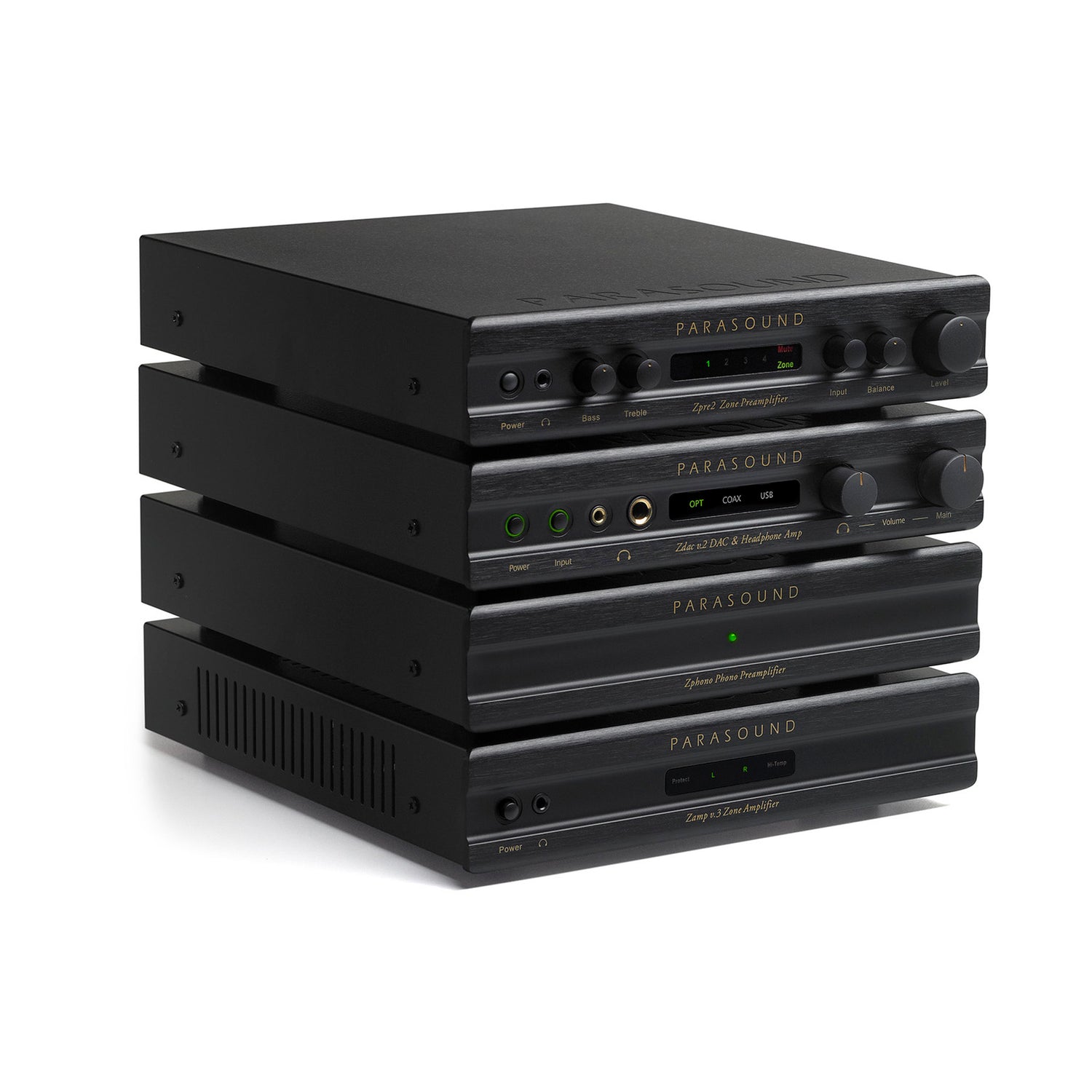 Parasound Zdac v.2 - Headphone Amplifier with DAC – AV Shack