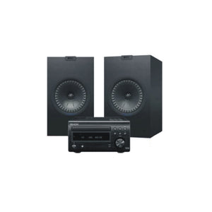 Denon DM41 + Kef Q350- 2.1 Hifi System Bundle Pack (Speaker Grilles Included)
