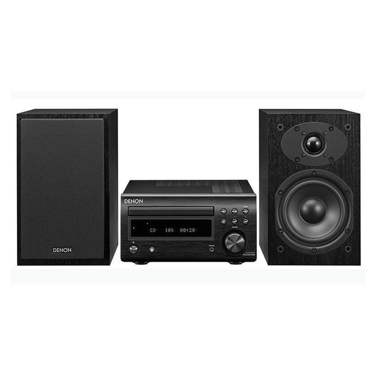Denon D-M41DAB + Denon SC-M41 Speakers - CD/FM Micro  Stereo Amplifier System -2.0 Stereo Music System