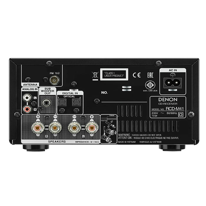 Denon DM41 DAB - Mini System (Black) – AV Shack