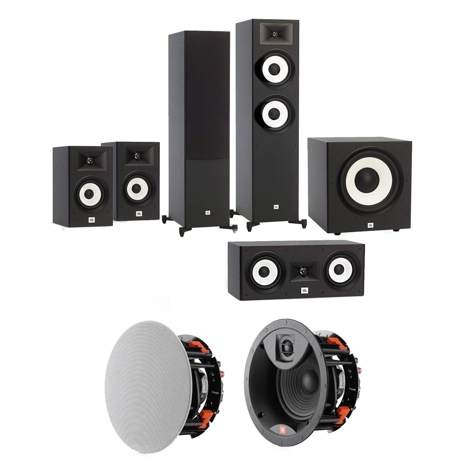 Subwoofer Setup JBL Stage A180 Series Dolby Atmos Floor Standing Home