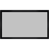 Prime Eco-line Grey Fabric Ambient Light Rejection (ALR) Flat Fixed Frame Projection Screen 110" (For Long Throw Projectors)