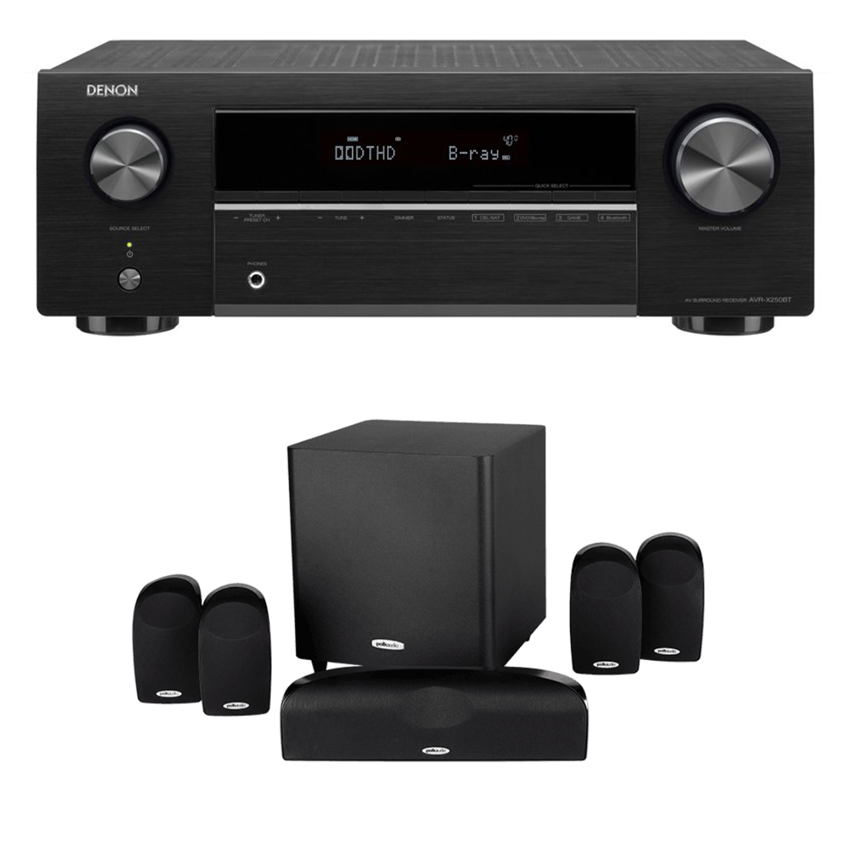 Speakers for best sale denon receiver