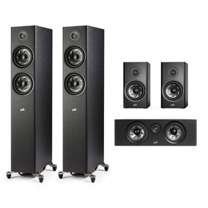 Polk Audio Reserve 5.0 Channel Home Theater Speaker Package (Bundle Pack)