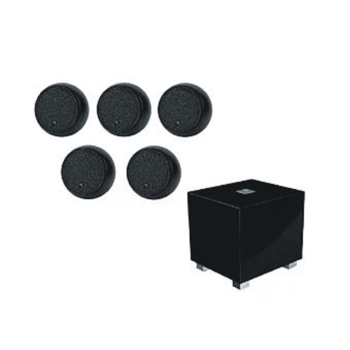 Gallo Acoustics Micro Se x5 & Rel TZero- 5.1 Speaker Bundle Package