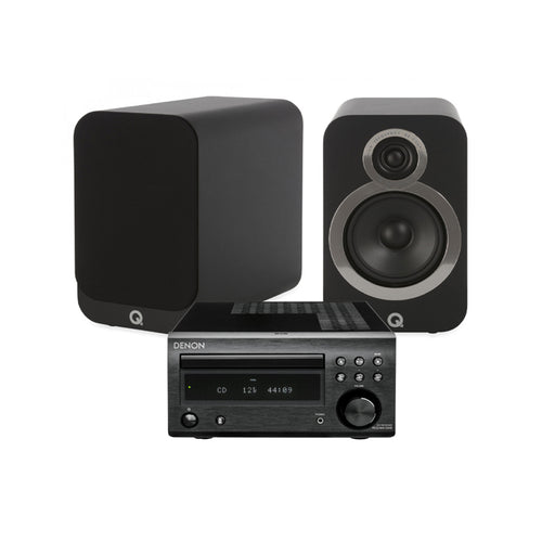 Denon DM41 DAB & Q Acoustics 3020I- Mini System & Speakers Per Pair