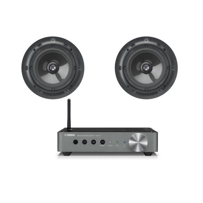 Yamaha MUSIC CAST WXA50 & Q Acoustics QI65CP Network Stereo Amplifier & Ceiling