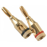 Connect Gold Plated Banana Plugs (Each)