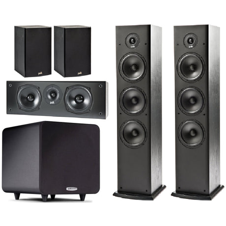 Polk Audio T Fusion 5.1 Home Theatre Speaker Package with PSW-111 Subwoofer