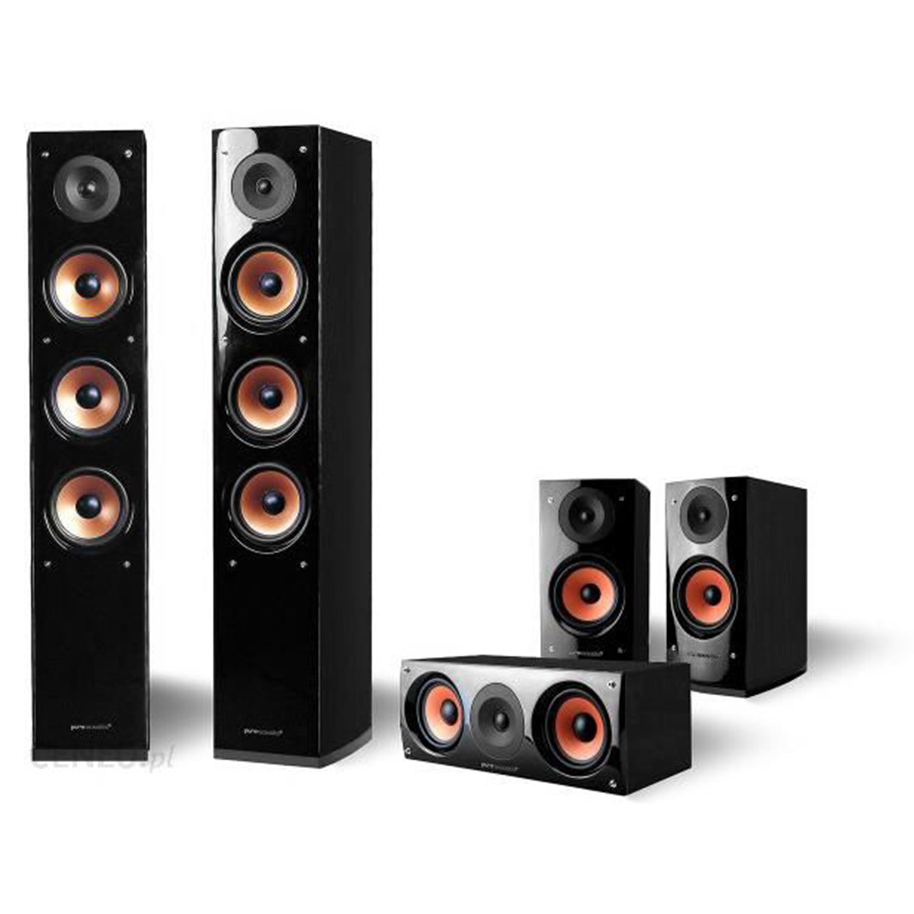 Pure Acoustics Supernova 8 Series 5.0 Speaker Package – AV Shack