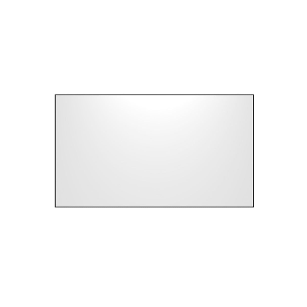 Prime Zero Edge Matte White Fixed Frame Projection Screen 100'' (16:9)