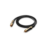 Oehlbach XXL Black Connection Master Subwoofer Cable (1 Meter)