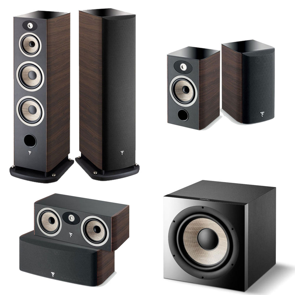 Focal Aria 948 Floor Standing Home Theater Package (Bundle