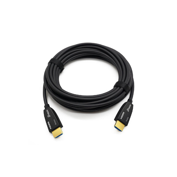 DTECH - 10 Meter Fiber Optic HDMI Cable 4K HDR 60Hz 18Gbps